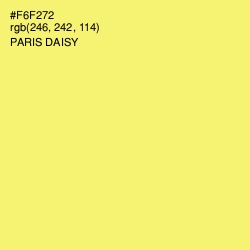 #F6F272 - Paris Daisy Color Image